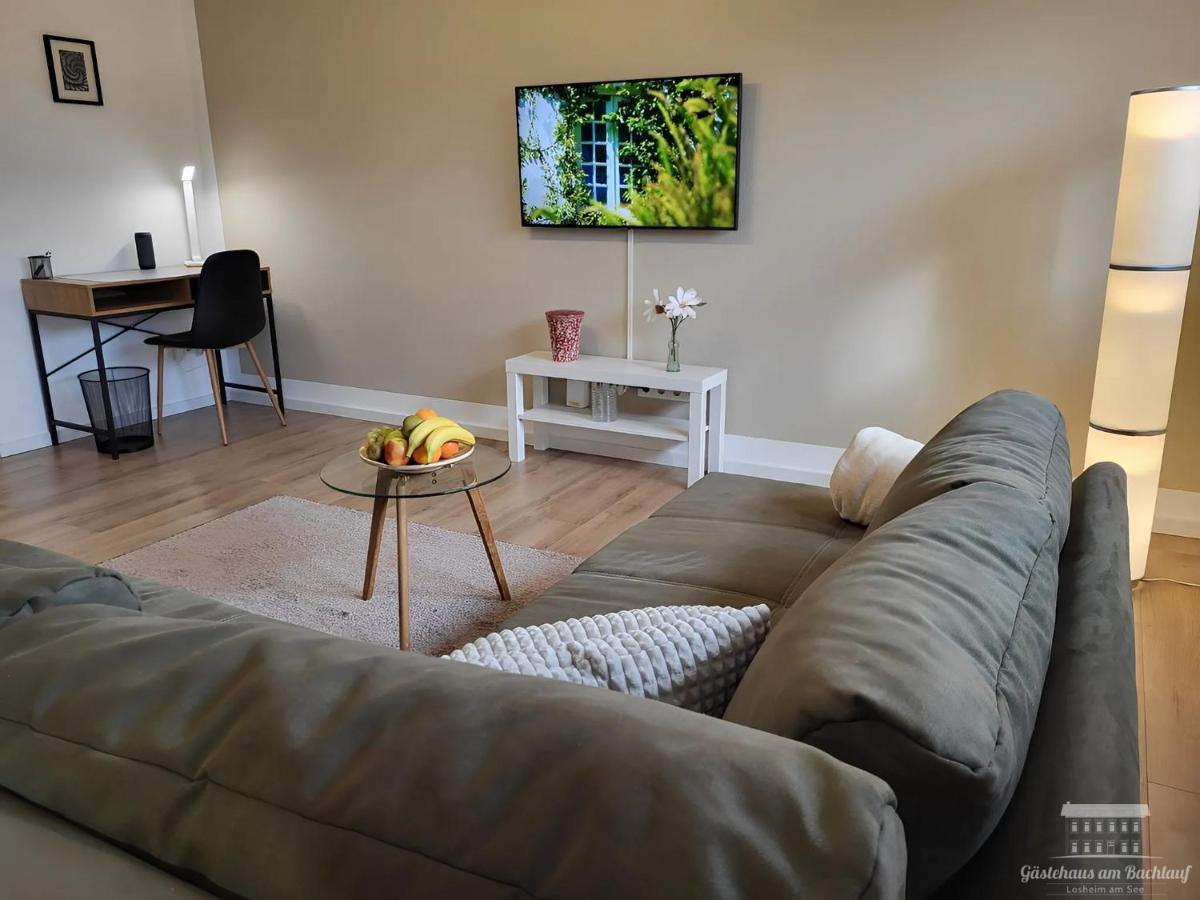 Komfort Ferienwohnungen Mit Wellness-Garten - Gaestehaus Am Bachlauf - Losheim Am See Exterior foto