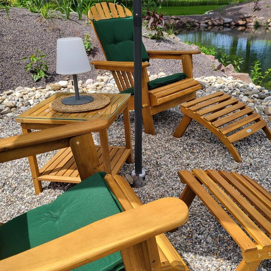 Komfort Ferienwohnungen Mit Wellness-Garten - Gaestehaus Am Bachlauf - Losheim Am See Exterior foto